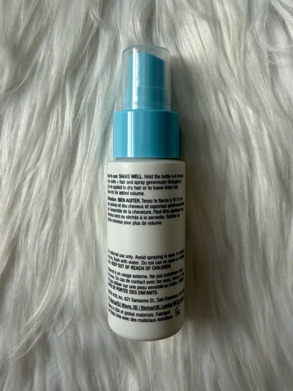 k18 mini astrolift reparative volume spray